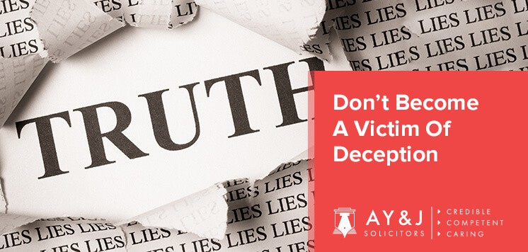 Don’t Become A Victim Of Deception