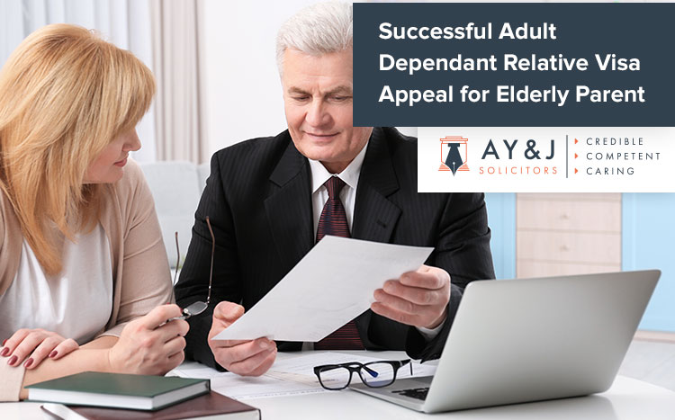 Adult Dependant Relative Appeal