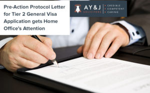 Pre-Action Protocol Letter on pending application
