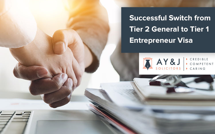 Successful Switch from Tier 2 General to Tier 1 Entrepreneur Visa