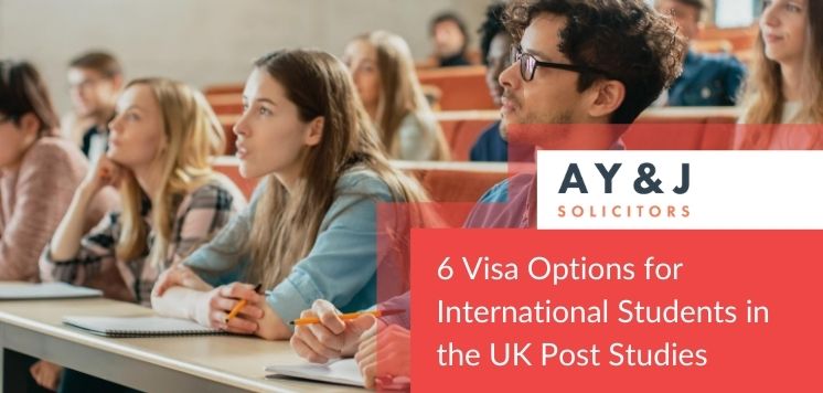 Six UK visa options for international students in the UK Post-studies