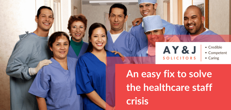 An easy fix to solve the healthcare staff crisis