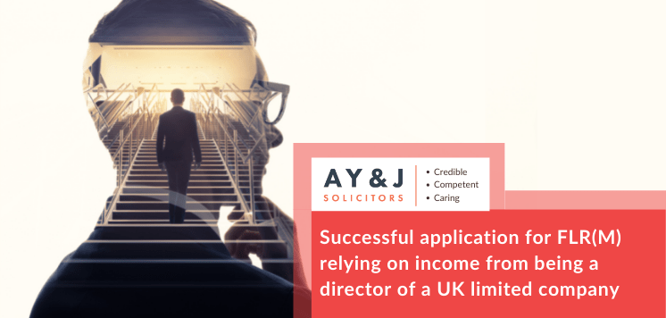 Successful application for FLR(M) relying on income from being a director of a UK limited company