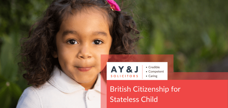  British Citizenship for Stateless Child