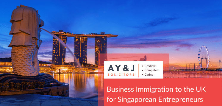 Business Immigration to the UK for Singaporean Entrepreneurs