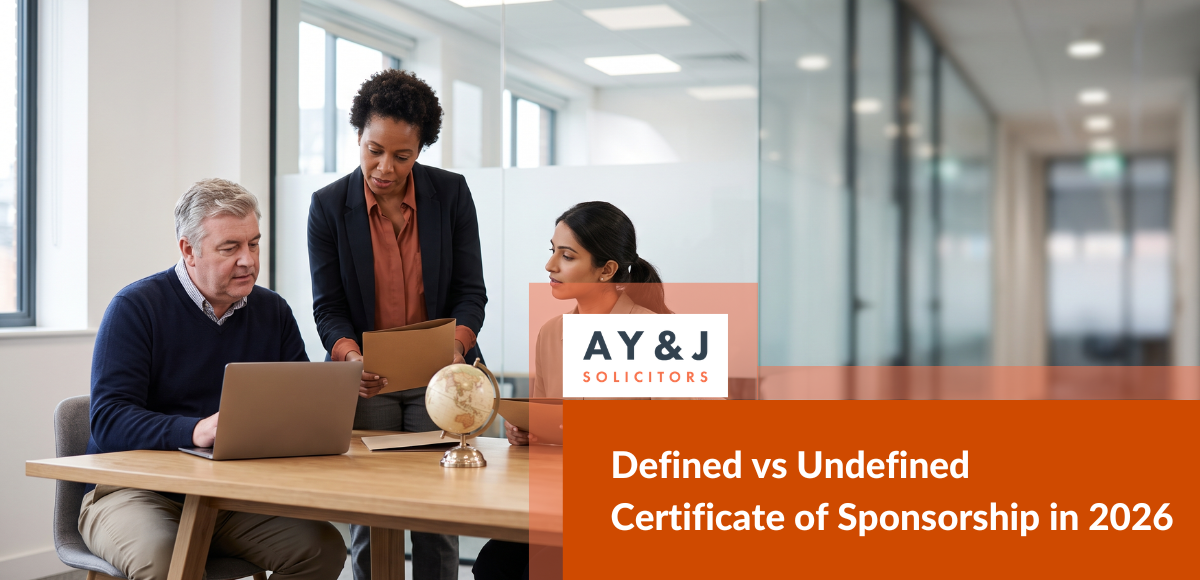 Defined vs Undefined Certificate of Sponsorship in 2026