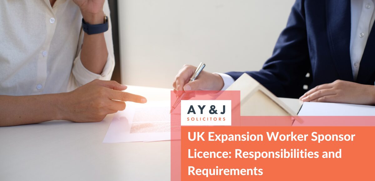 UK Expansion Worker Sponsor Licence