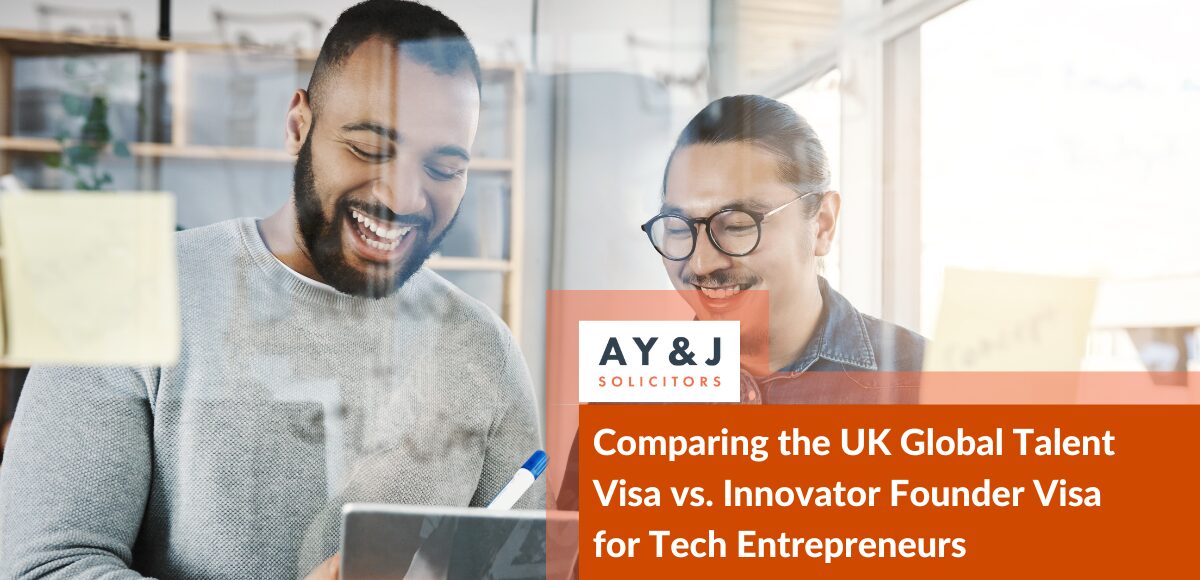 Comparing the UK Global Talent Visa vs. Innovator Founder Visa for Tech Entrepreneurs