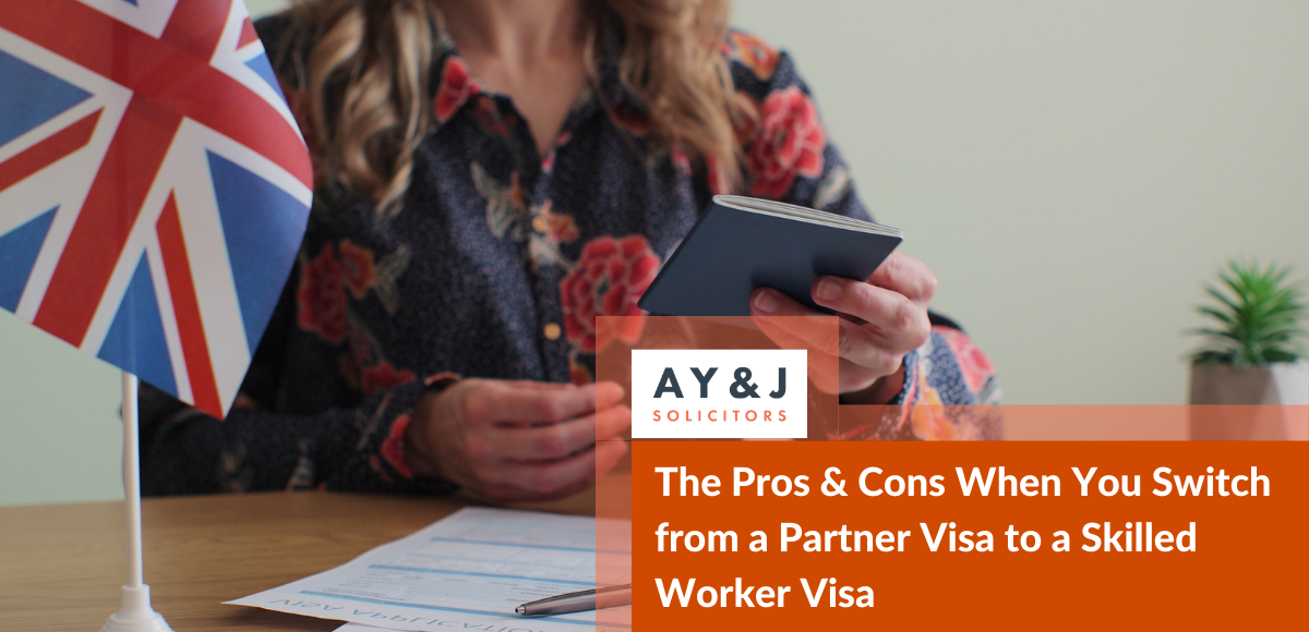 Switch from Partner Visa to Skilled Worker Visa UK