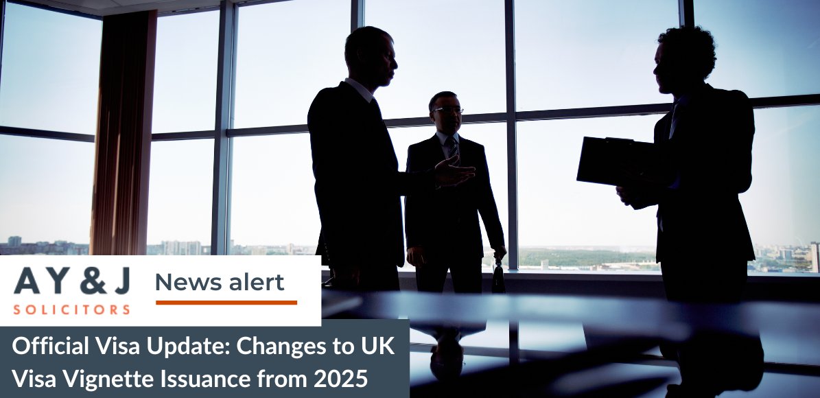Changes to UK Visa Vignette Issuance