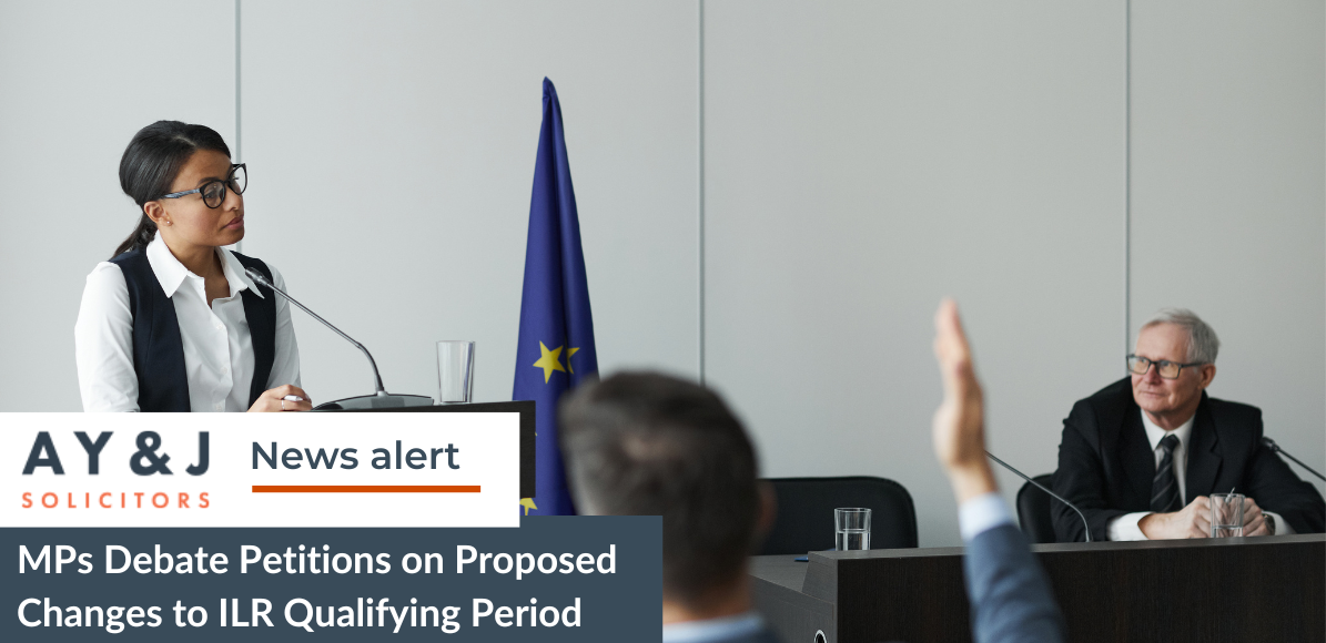 MPs Debate Petitions on Proposed Changes to ILR Qualifying Period
