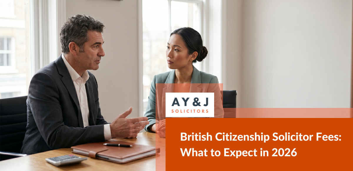 British Citizenship Solicitor Fees
