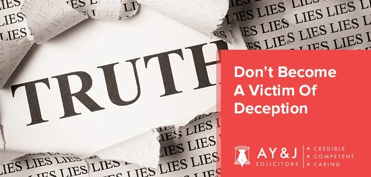 Don’t Become A Victim Of Deception