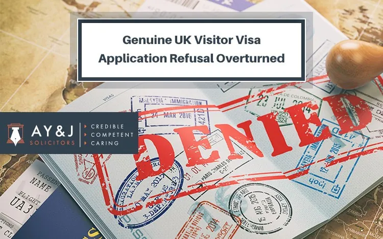 Genuine UK Visitor Visa Application Refusal Overturned