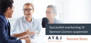 sponsor licence suspension