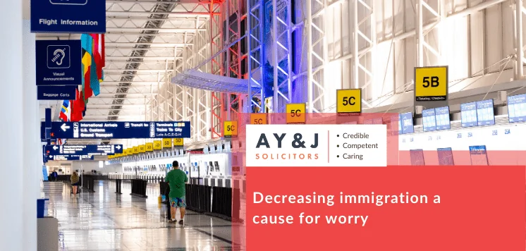 Decreasing immigration a cause for worry