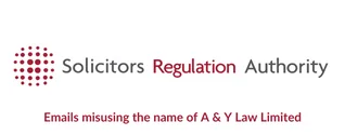 Warning: Emails misusing the name of A & Y Law Limited