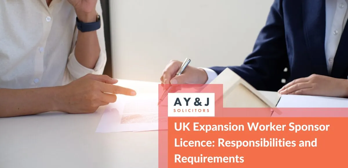 UK Expansion Worker Sponsor Licence